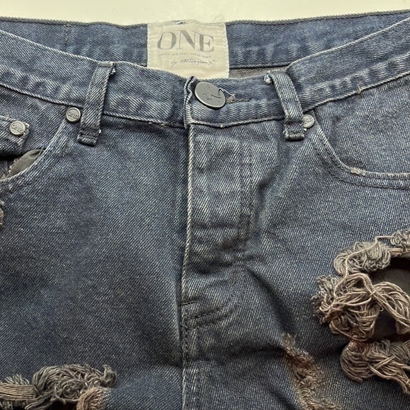 One Teaspoon Chargers Relaxed Fit Shorts Size 24 - Picture 15 of 16